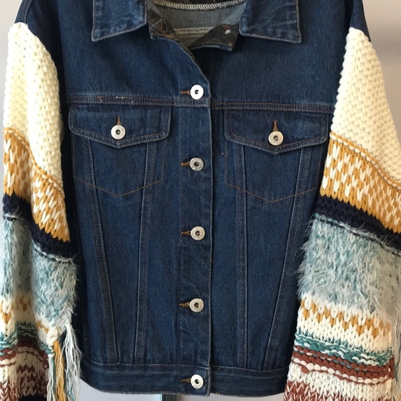 POL-KNIT SLEVES JEAN JACKETS - Picture 15 of 16